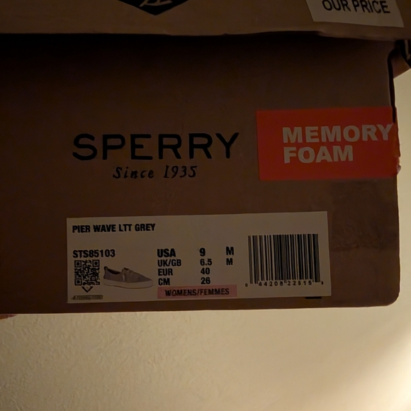 Sperry Gray Canvas Sneakers - Picture 5 of 5
